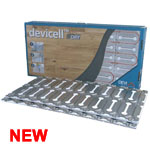 devicell DRY, пластины для нагревательного кабеля, теплый пол без стяжки, сухой монтаж